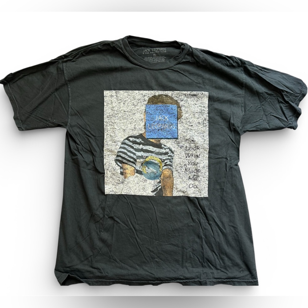 Taylor Swift LWYMMD Jack Leopards and the Dolphin Club Black T-Shirt XL NWOT htf